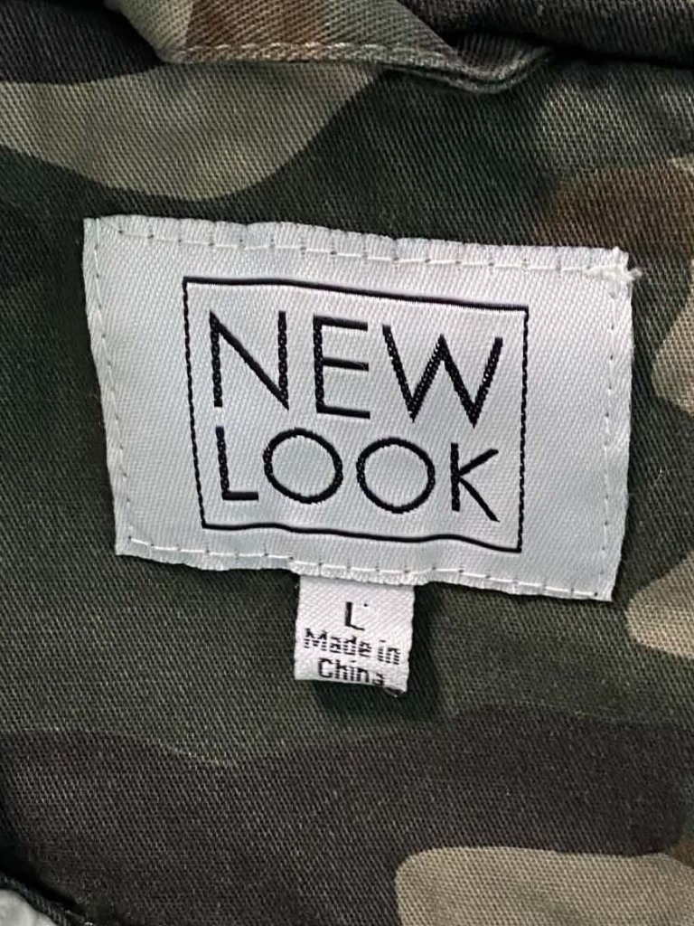 New Look Camo Sherpa Lined Parka Jacket Women’s L Nwt — image 3 of 8